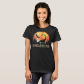 Mamasaurusレックスモマムダノヒョウ花レックスマム Tシャツ (正面フル)