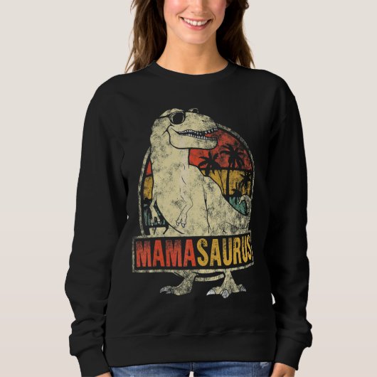 Mamasaurus恐竜レックスママ母の日 スウェットシャツ (正面)