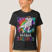 Mamasaurus Dinosaur Mama Saurus Family Matching Ti Tシャツ (正面)