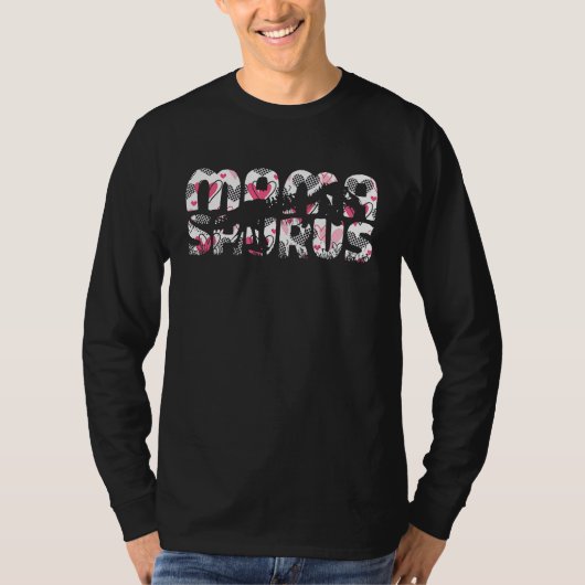 Mamasaurus Dinosaur Rex Mama Saurus Mother's Day Tシャツ (正面)