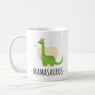 Mamasaurus Funny Dinosaur – Sweet Mom Gift コーヒーマグカップ