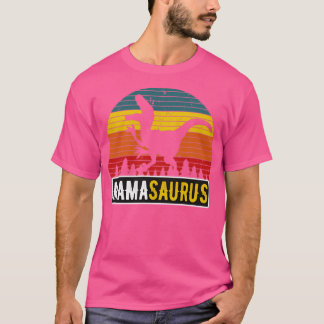 MamaSaurus Mom REx恐竜レトロ母 Tシャツ