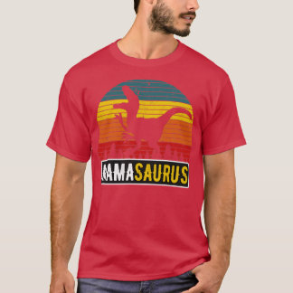 MamaSaurus Mom REx恐竜レトロ母 Tシャツ