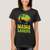 Mamasaurus Momsaurus Dinosaur Mama Saurus Mom Rex  Tシャツ (正面)