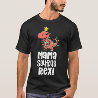 Mamasaurus reマママママママママママママッチディーノファミリー恐竜Pa Tシャツ