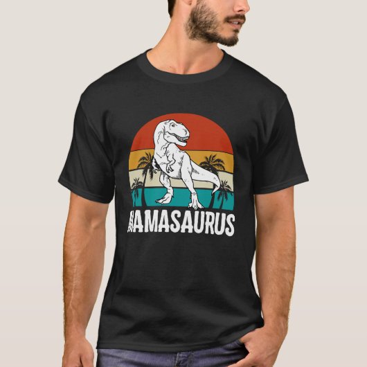 Mamasaurus Rex Dinosaur Mama Saurus Mothers Day Wo Tシャツ (正面)