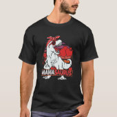 Mamasaurus rex Dinosaur Mama Saurus Valentines Day Tシャツ (正面)