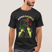 Mamasaurus Rex Mother s Day Prehistoric Dinosaur Tシャツ (正面)