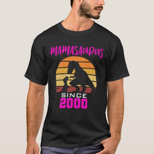Mamasaurus since 2000 tシャツ (正面)