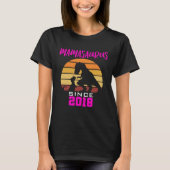 Mamasaurus since 2018 tシャツ (正面)