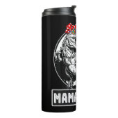 Mamasaurus Tレックス恐竜の服の贈り物。マおもしろいマ タンブラー (回転左)