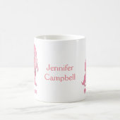 MamaSaurus T-レックスとベビーガール恐竜 コーヒーマグカップ (中央)