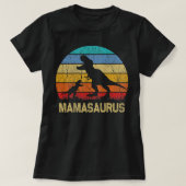 MamaSaurus T Dorozure Mama Saurus Family Tシャツ (デザイン正面)