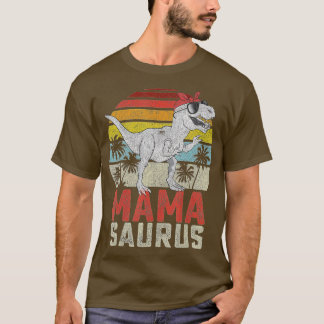 Mamasaurus T Rex Dinosaur Mama Saurus Family Match Tシャツ