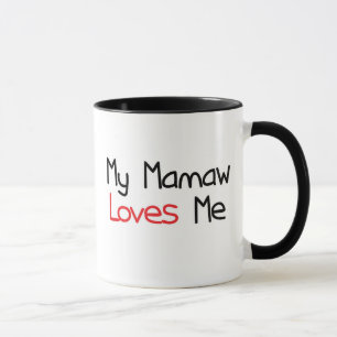 Mamawは私を愛します マグカップ
