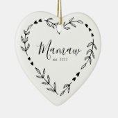 Mamaw（ママウ）就任記念クリスマス陶器オーナメント セラミックオーナメント (右)