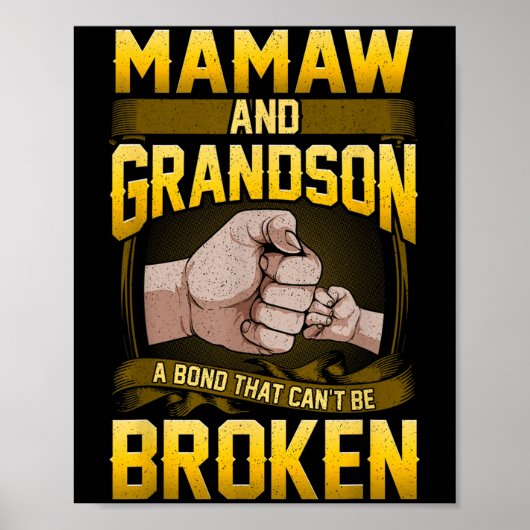 Mamaw And Grandson A Bond That Can't Be Broken Shi ポスター (正面)