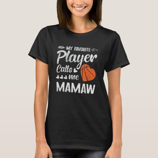 Mamaw Basketball私の選手お気に入りのはMamawと呼ばれる Tシャツ (正面)
