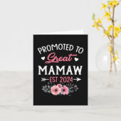 Mamaw Est 素晴らし 2024の花へ カード (黄色い花)