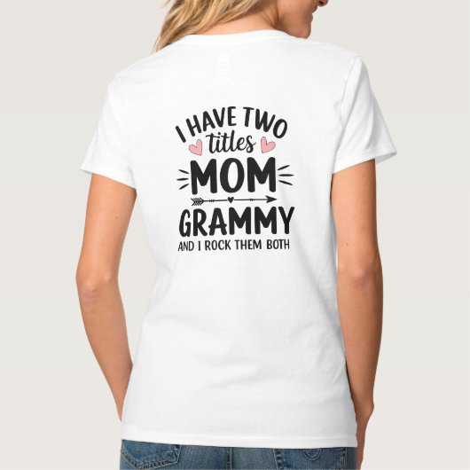 MAMAW Mother's Day Gift Tシャツ (裏面)
