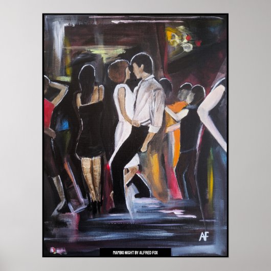 Mambo Night Painting by Alfred Fox ポスター (正面)
