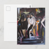 Mambo Night Painting by Alfred Fox ポストカード (正面/裏面)