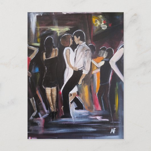 Mambo Night Painting by Alfred Fox ポストカード (正面)