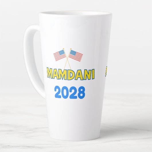 MAMDANI 2028 カフェラテマグ (左アングル)
