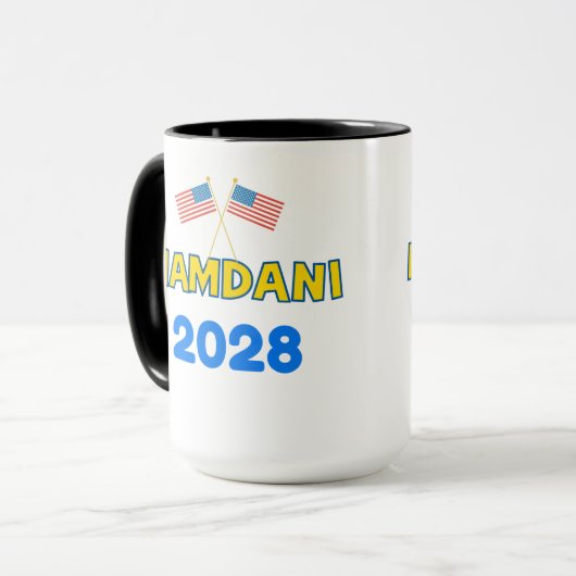 MAMDANI 2028 マグカップ (正面左)