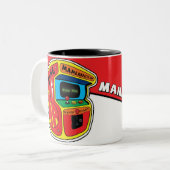 MAMEの常習者のマグ ツートーンマグカップ (正面左)