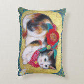 Mameneko: The Camellia Kitten アクセントクッション (裏面(縦))