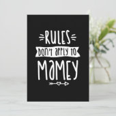 Mamey Tee Mother's Dayにはルールが適用されない 招待状 (スタンド正面)