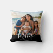 Mami Established Modern Script Photo クッション (正面)