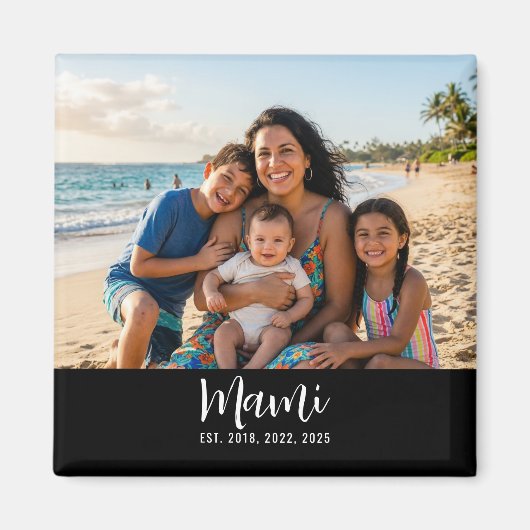 Mami Established Photo Mother's Day マグネット (正面)