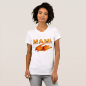 MAMI Orange Typography Art Tシャツ (正面フル)