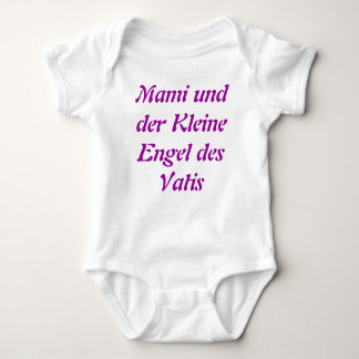 Mami und der Kleine Engel des Vatis，ドイツ語 ベビーボディスーツ