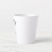 MAMIE AU TOP カフェラテマグ (正面)