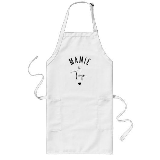 MAMIE AU TOP ロングエプロン (正面)