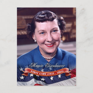 Mamie Eisenhower氏(米国ファーストレディ) ポストカード