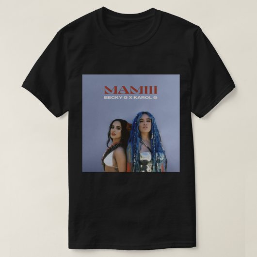 MAMIII becky g karol gアルバムカバー Tシャツ (デザイン正面)
