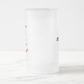【mamikopiano】ビールジョッキ/ Beer mug フロストグラスビールジョッキ (中央)