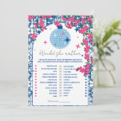 Mamma Miaは彼女はむしろ10代の誕生日のゲームカード 招待状 (スタンド正面)