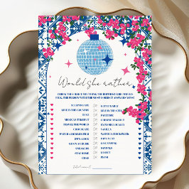 Mamma Miaは彼女はむしろ10代の誕生日のゲームカード 招待状