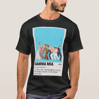 Mamma MiaミニマリストクラシックポスターTシャツ Tシャツ