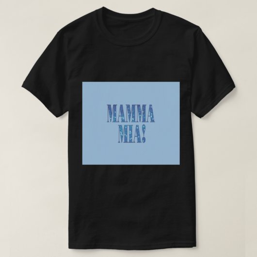 Mamma Mia – ディスコ – ブランケット Tシャツ (デザイン正面)