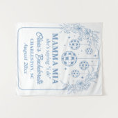 Mamma Mia Bachelorette Party Banner, She's Saying  タペストリー (正面(横))