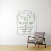 Mamma Mia Bachelorette Party Banner, She's Saying タペストリー (インサイチュ)