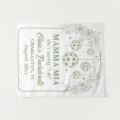 Mamma Mia Bachelorette Party Banner, She's Saying タペストリー (正面(横))