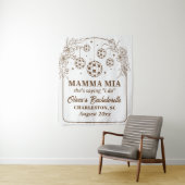 Mamma Mia Bachelorette Party Banner, She's Saying  タペストリー (インサイチュ)