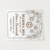 Mamma Mia Bachelorette Party Banner, She's Saying  タペストリー (正面(横))